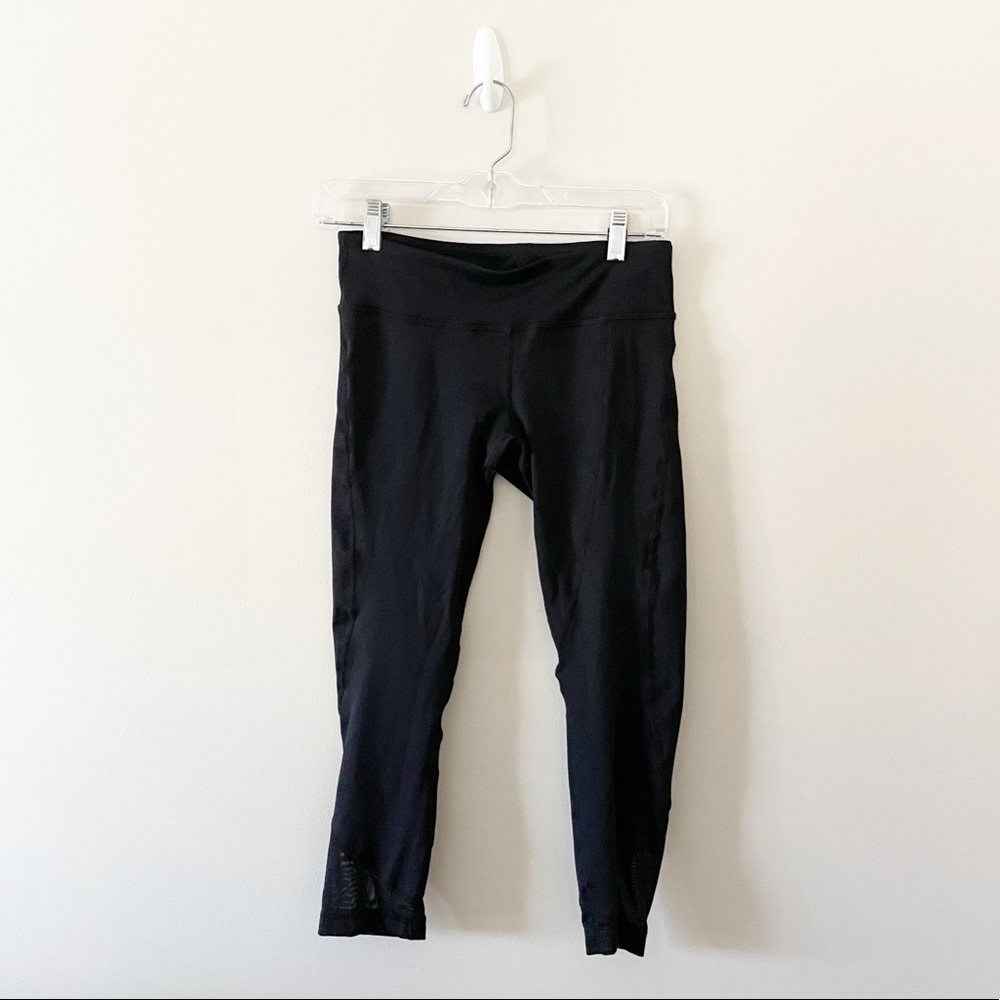 Vimmia Black Leggings Mesh Accents